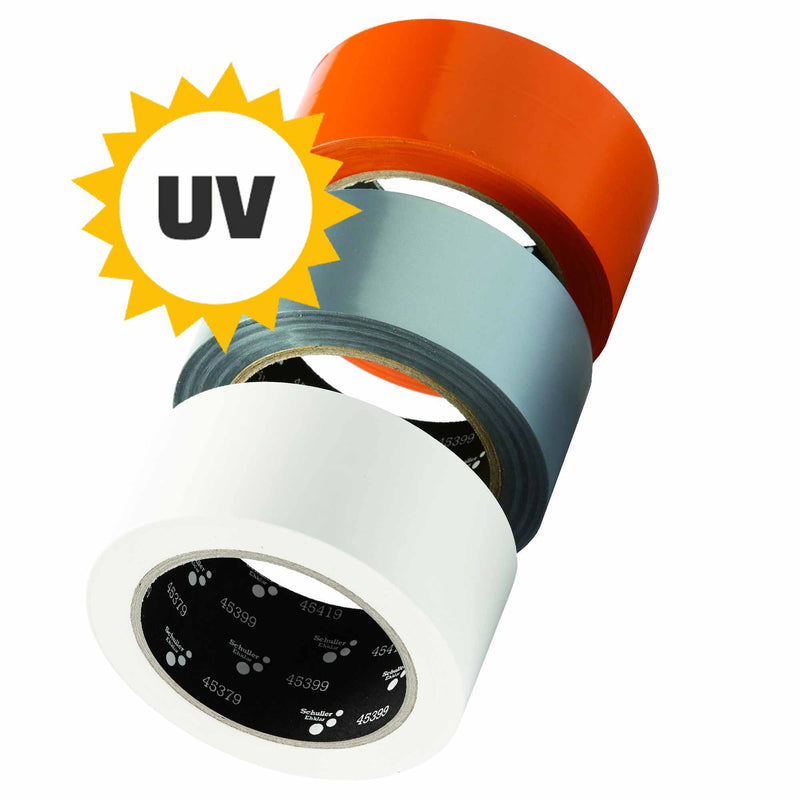 PVC-Klebeband glatt | UV-beständig | 33 m | Kautschukklebstoff | hoher Tack | handreissbar | Schuller Eh`klar PVC Mask G