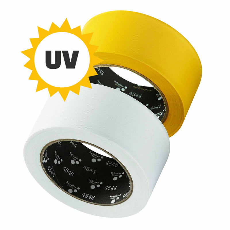 PVC-Klebeband gerillt | UV-beständig | 33 m | Kautschukklebstoff | hoher Tack | handreissbar | Schuller Eh`klar PVC Mask Q