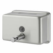 Flüssigseifenspender Edelstahl | 1200 ml | mit Druckknopf | Mediclinics DJ0112