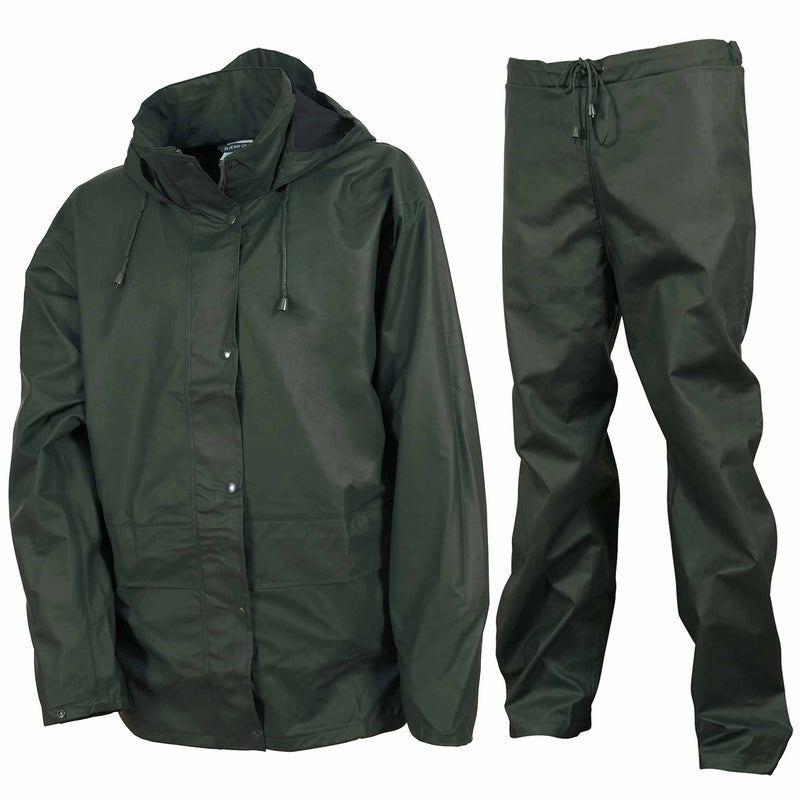Regen-Arbeitscombo RAINFALL | Jacke + Überhose | 100% Polyester | wind- & wasserdicht | Cofra