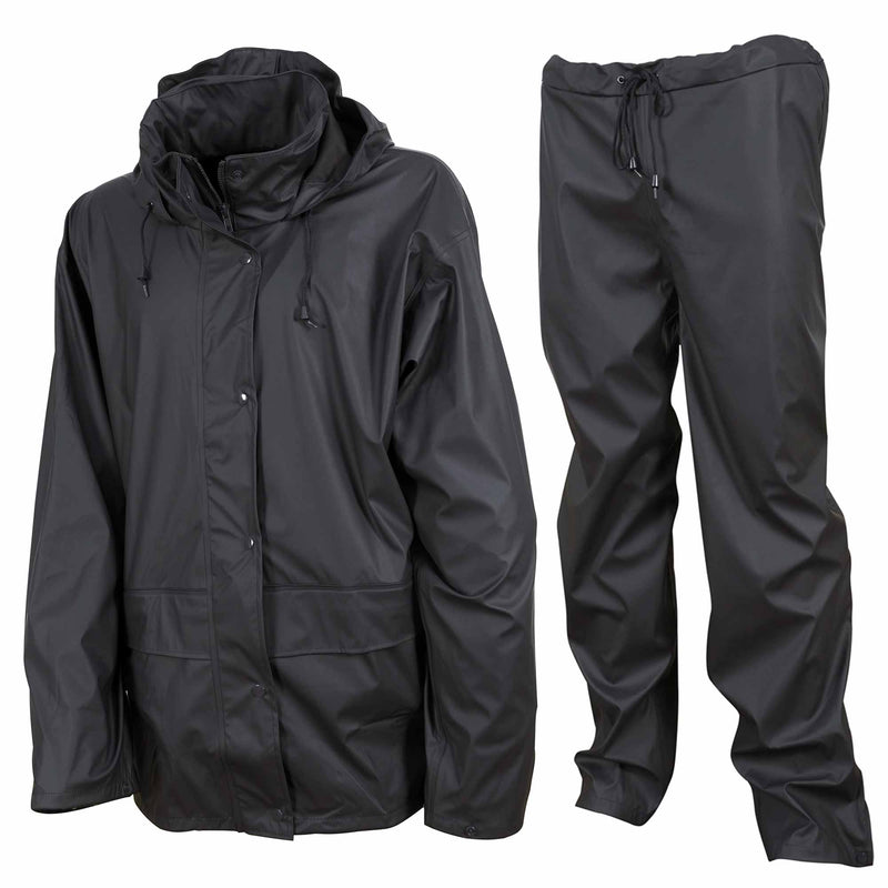 Regen-Arbeitscombo RAINFALL | Jacke + Überhose | 100% Polyester | wind- & wasserdicht | Cofra