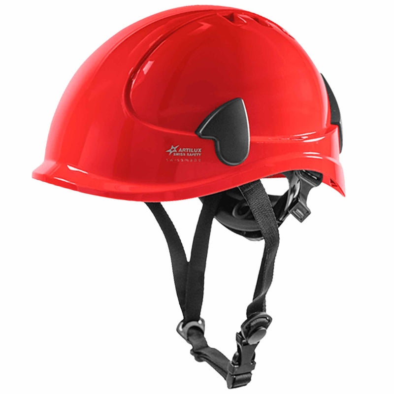 Schutzhelm ARTITOP SH510 | Polycarbonat | elektrisch isolierend | Schutzbrille | 4-Punkt-Kinnband | ROTO-System | belüftet | Swiss Made | ARTILUX