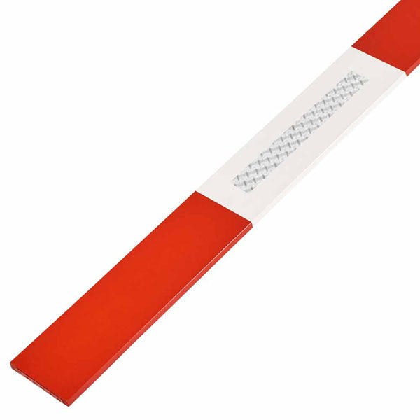 Absperrlatten mit R2-Reflektoren | 300 cm | Kiefernholz | mit Krallfix