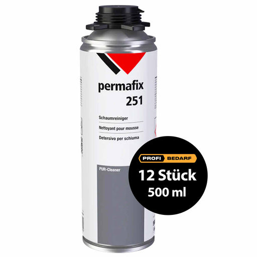 PUR Schaumreiniger für Montageschaum | 500 ml | Permafix 251-Profibedarf Online-Shop