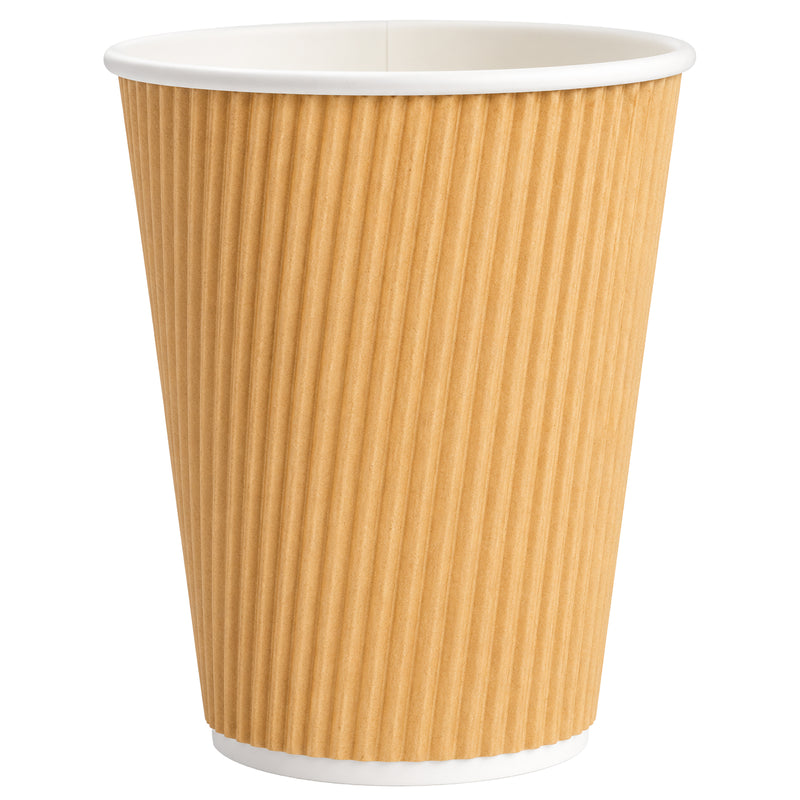 Kaffeebecher geriffelt | 2 dl, 3 dl, 4 dl | geruchs- & geschmacksneutral | PE-beschichtet