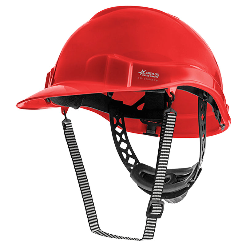 Schutzhelm ARTITOP SH100 | Polyethylen | 2-Punkt-Kinnband | Schirm | ROTO-System | belüftet | Swiss Made | ARTILUX