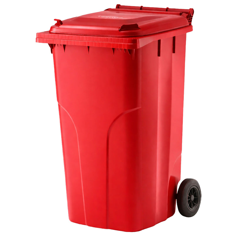 Kunststoffcontainer 120 Liter | bis 48 kg | UV-beständig | Vollgummireifen | VERWO