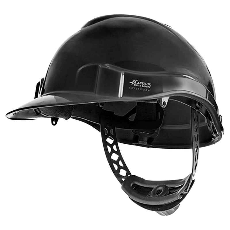 Schutzhelm ARTITOP SH100 | Polyethylen | 2-Punkt-Kinnband | Schirm | ROTO-System | belüftet | Swiss Made | ARTILUX