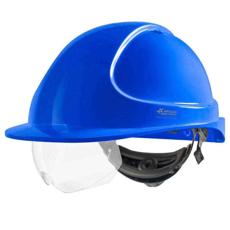 Schutzhelm ARTITOP SH300 | Polycarbonat | Schutzbrille | 2-Punkt-Kinnband | Schirm | ROTO-System | belüftet | Swiss Made | ARTILUX