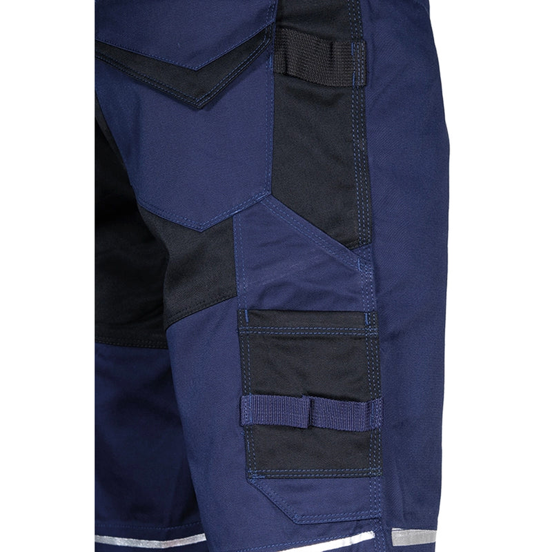 Arbeitsshorts SERIFO | 245 g/m² | ergonomisch | Stretch-Einsätze | Zollstocktasche & Hammerschlaufe | Cofra