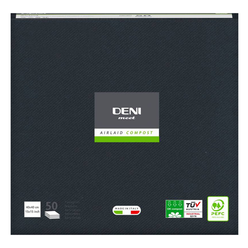 Airlaid Servietten DENI MEET | 1/4 Falz | 40 x 40 cm | PEFC zertifiziert