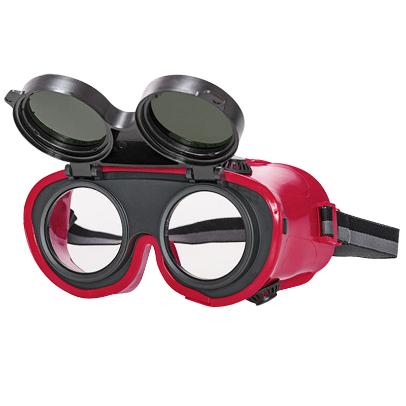 Schweisserbrille 600 | Stufe 5 | Aufklappbare Korbbrille | Polycarbonat & PVC | PU-Schaum | ARTILUX ARTISPEC®