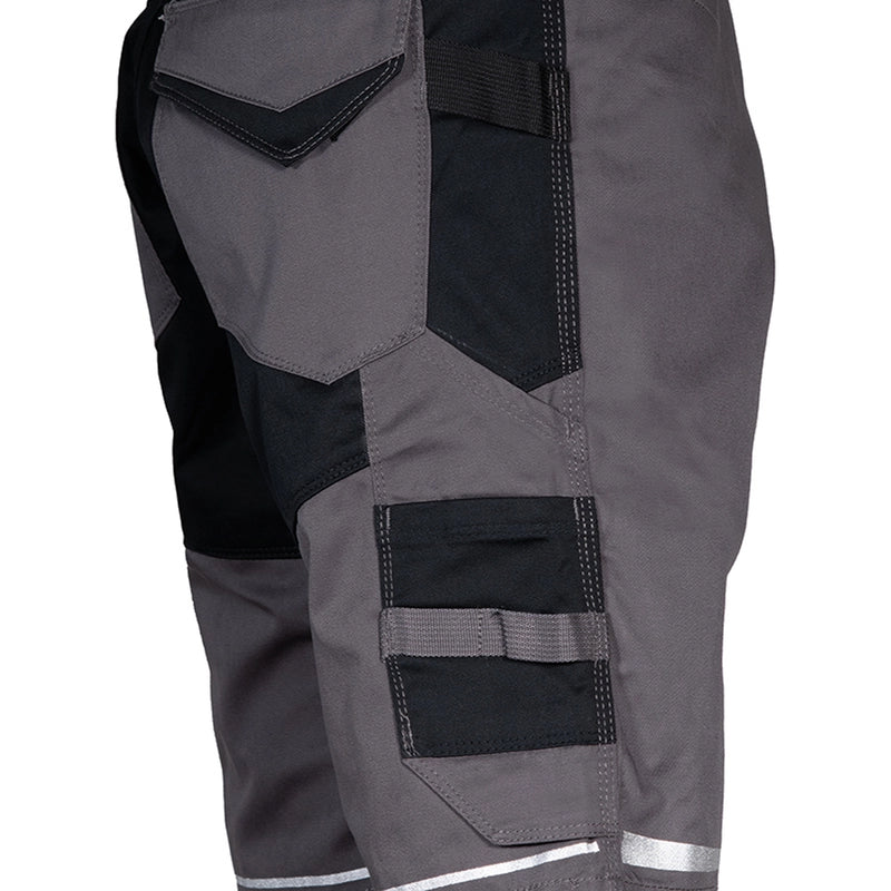 Arbeitsshorts SERIFO | 245 g/m² | ergonomisch | Stretch-Einsätze | Zollstocktasche & Hammerschlaufe | Cofra