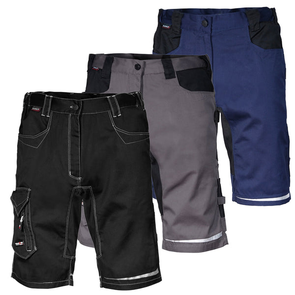 Arbeitsshorts SERIFO | 245 g/m² | ergonomisch | Stretch-Einsätze | Zollstocktasche & Hammerschlaufe | Cofra