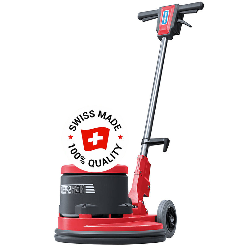 Einscheibenmaschine High-Speed 44 cm | 1500 W | 450 U/min | 26 Nm | IPXO | Metallgehäuse | Cleanfix R44-450 High-Speed