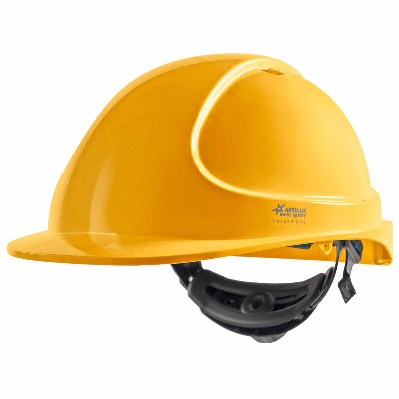 Schutzhelm ARTITOP SH300 | Polycarbonat | Schutzbrille | 2-Punkt-Kinnband | Schirm | ROTO-System | belüftet | Swiss Made | ARTILUX