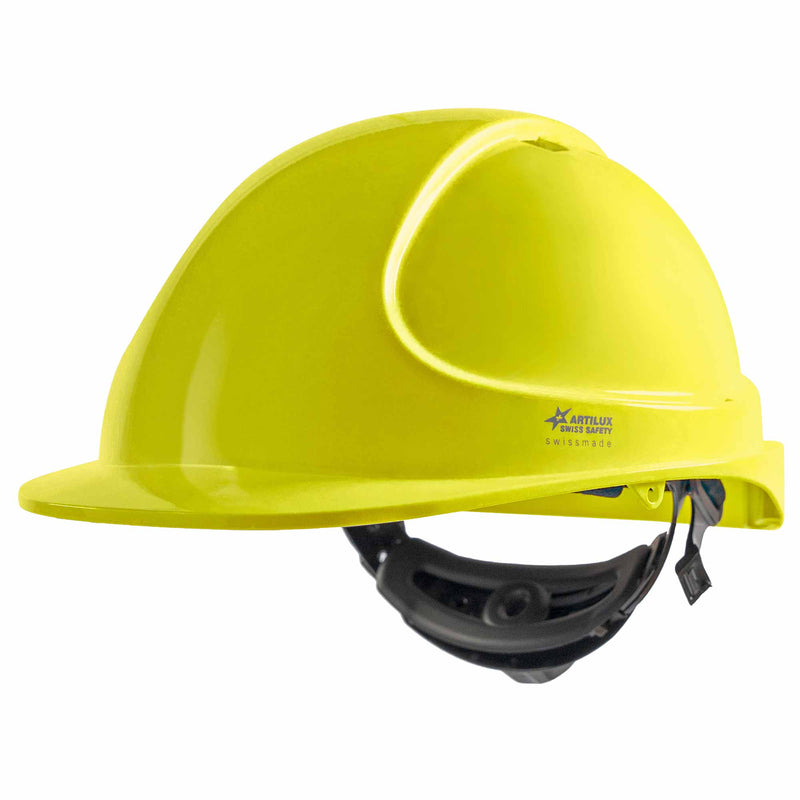 Schutzhelm ARTITOP SH300 | Polycarbonat | Schutzbrille | 2-Punkt-Kinnband | Schirm | ROTO-System | belüftet | Swiss Made | ARTILUX