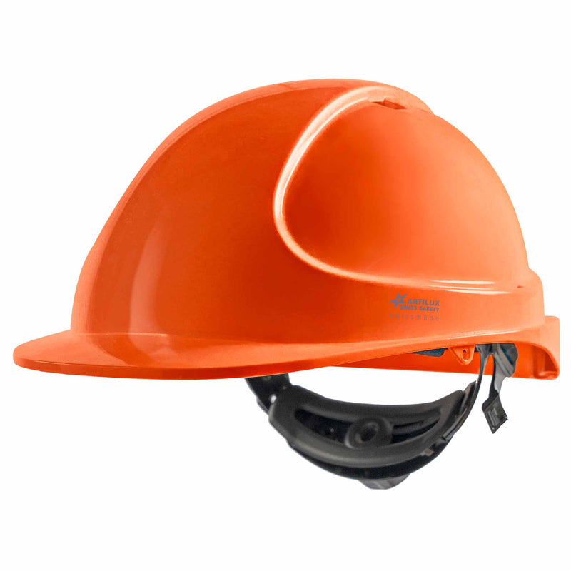 Schutzhelm ARTITOP SH300 | Polycarbonat | Schutzbrille | 2-Punkt-Kinnband | Schirm | ROTO-System | belüftet | Swiss Made | ARTILUX