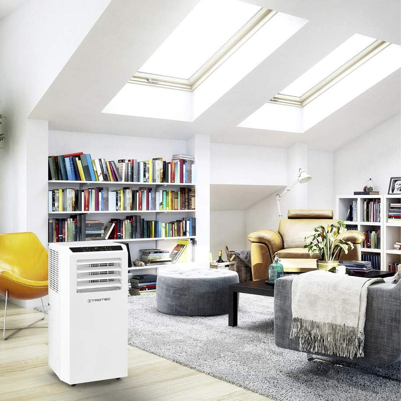 Mobil-Klimaanlage 4-in-1 | mit Heizfunktion | 17 - 35 °C  | 2-stufig | 65 m³ | Trotec PAC 2010 SH