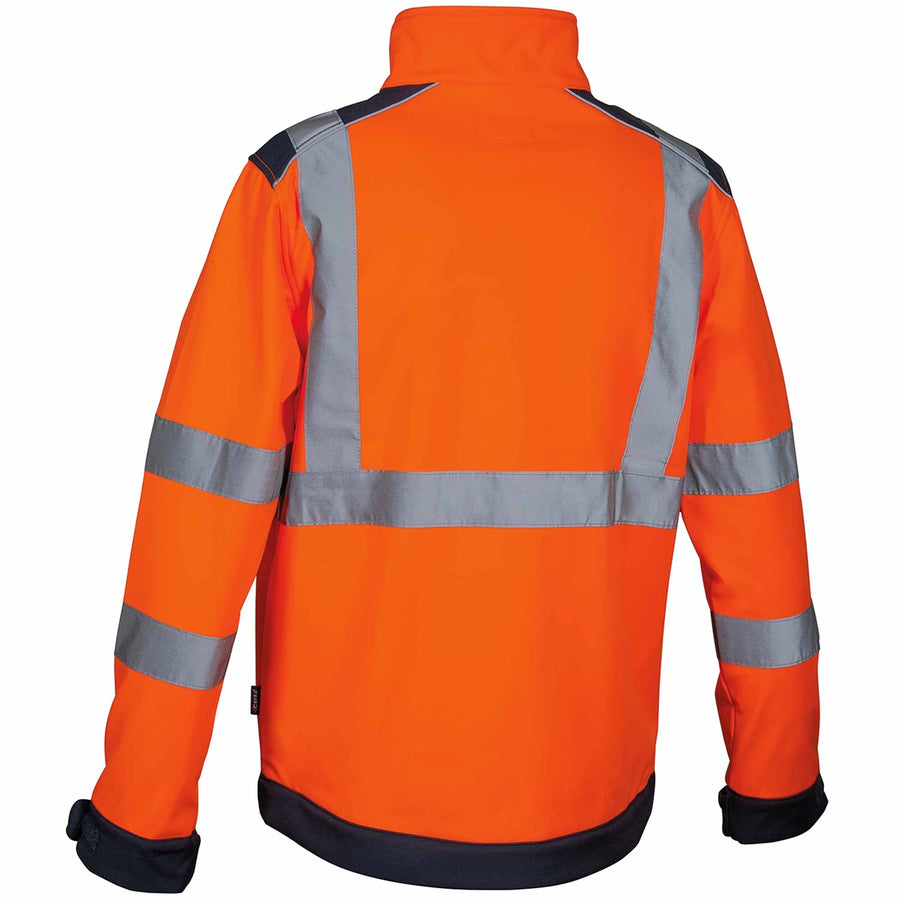 Softshell Warnschutzjacke SIDEIA | winddicht | Fleece Innenseite | 300 g/m² | Cofra