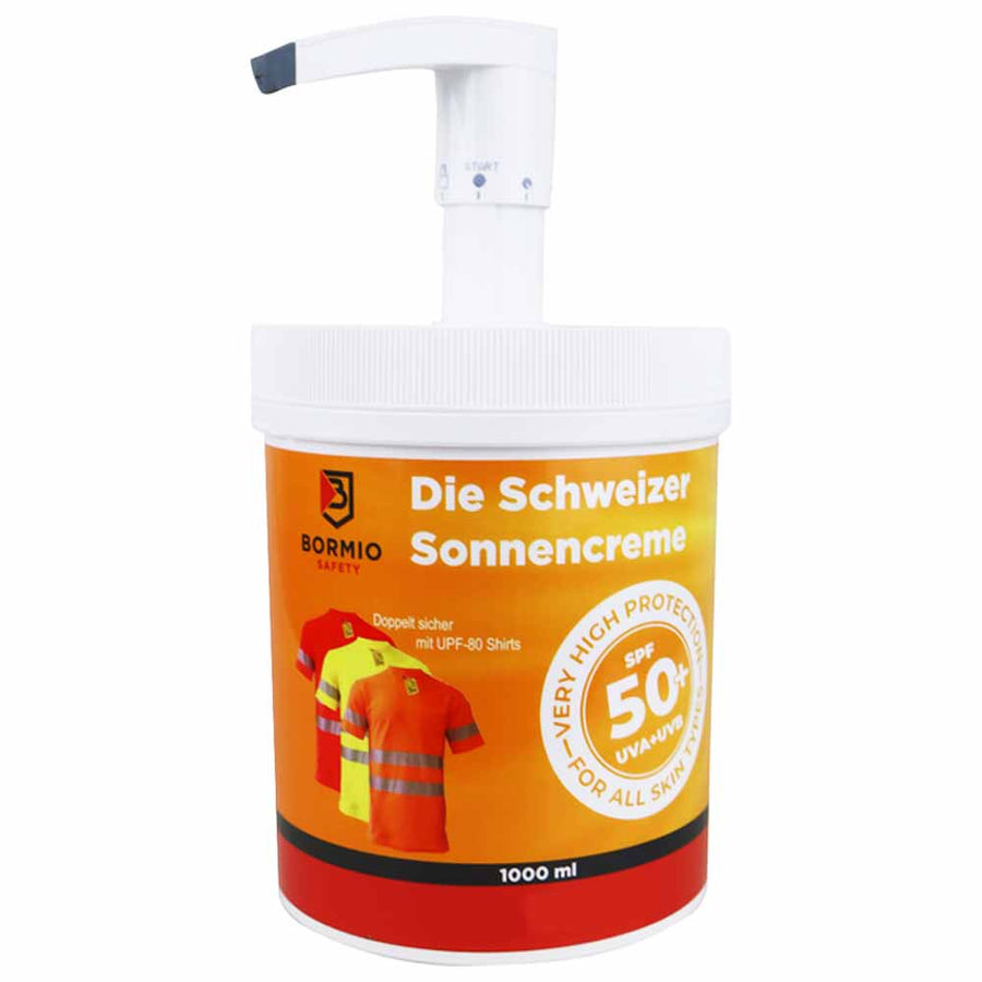 Sonnencreme SPF 50+ | 1000 ml | mit Pumpe