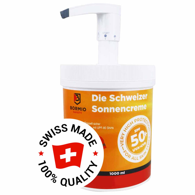 Sonnencreme SPF 50+ | 1000 ml | mit Pumpe