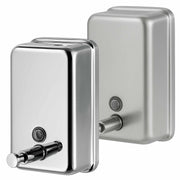 Flüssigseifenspender Edelstahl | 1100 ml | mit Druckknopf | Mediclinics DJ0111