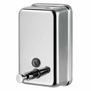 Flüssigseifenspender Edelstahl | 1100 ml | mit Druckknopf | Mediclinics DJ0111