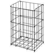 Gitter-Abfallkorb 45 Liter | Stahl-Draht | Bodenstehend