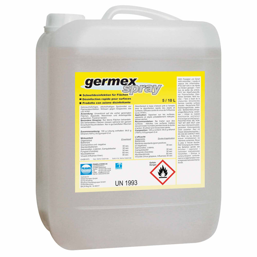 Germex Spray Flächendesinfektionsmittel | Schnelldesinfektion | Pramol