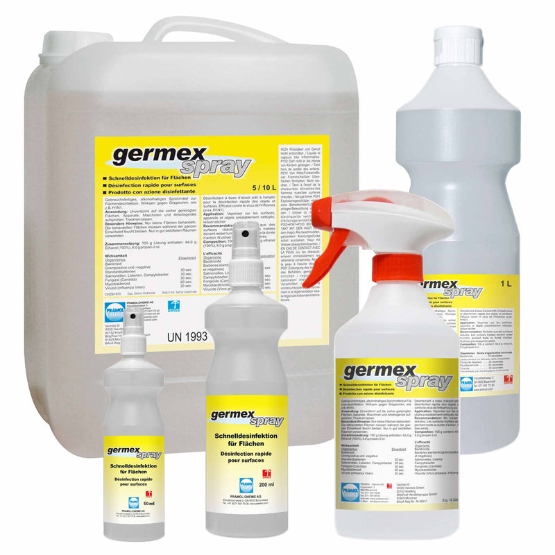 Germex Spray Flächendesinfektionsmittel | Schnelldesinfektion | Pramol