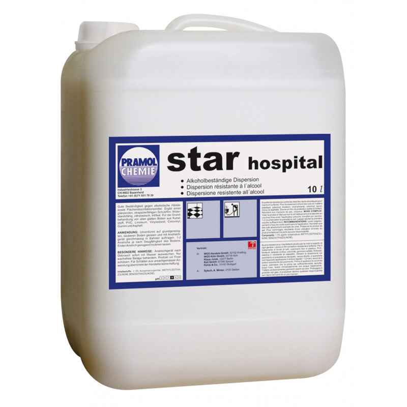 STAR HOSPITAL Acryl-Pflegedispersion | für Krankenhäuser & Praxen | für glatte Böden | Pramol