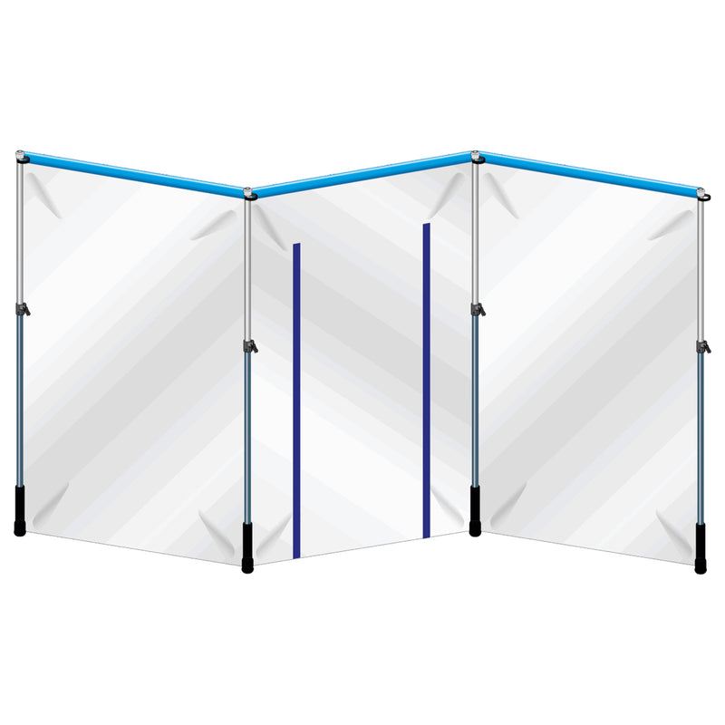 Staubschutzwand Starterkit | 4,5 m x 170 - 400 cm | modular erweiterbar | Curtain-Wall