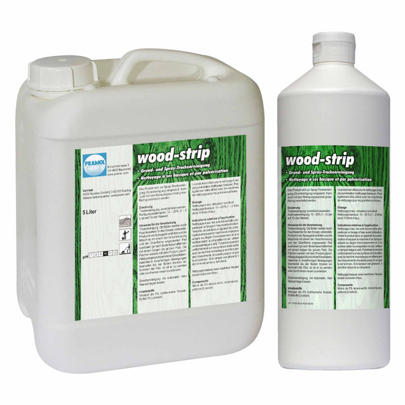 Wood-Strip Parkett-Grundreiniger | Spray-Trockenreinigung | Pramol
