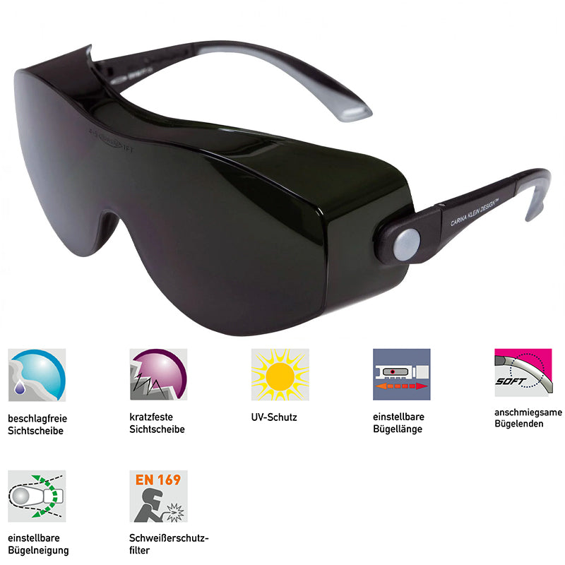 Schutzbrille Premium | Schweisserschutz | UV & IR-Schutz