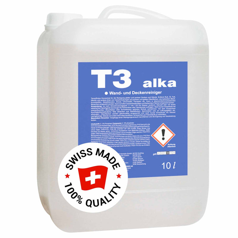 Deckenreiniger T3 ALKA | alkalisch | tensidfrei | gegen Russ, Öl, Fett, Nikotin | für Lebensmittelindustrie | Pramol
