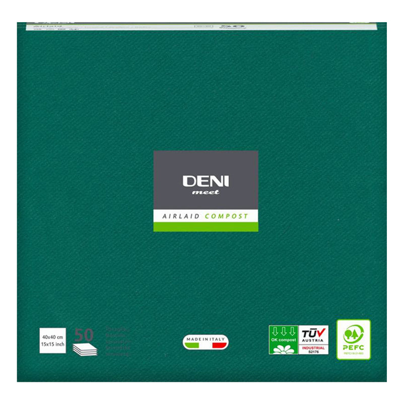 Airlaid Servietten DENI MEET | 1/4 Falz | 40 x 40 cm | PEFC zertifiziert
