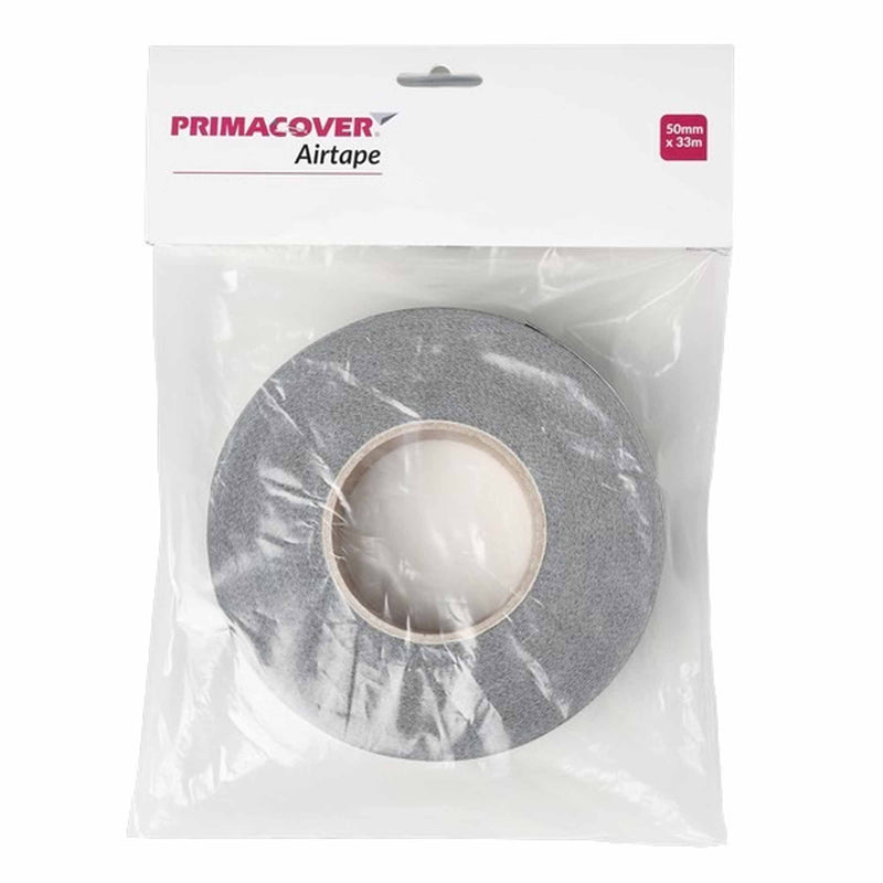 Vlies-Abdeckband | diffusionsoffen | 33 m x 50 mm | sehr klebstark | Mikropunkt-Klebeschicht | PrimaCover Airtape