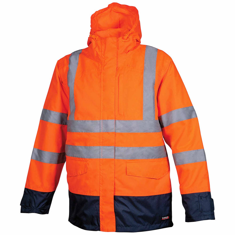 Warnschutzjacke TELSEN | mit Innenjacke | wind- & wasserdicht | 100% Polyester | 175 g/m² | Cofra