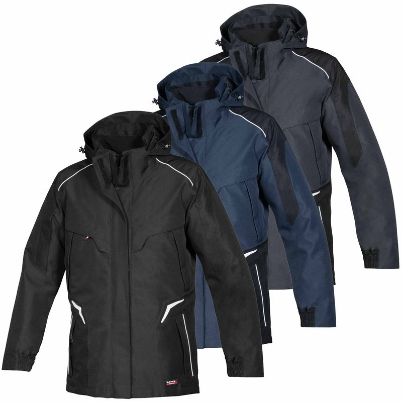 Winter-Arbeitsjacke TEVANTO | trennbare Innenjacke | mit Kälteschutz | wind- & wasserdicht | Cofra