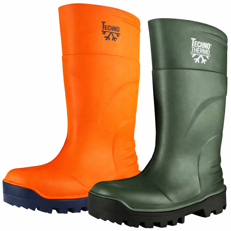 PU-Kälte-Sicherheitsstiefel S5 | Kunststoffkappe | bis -50°C | komplett metallfrei | TECHNO Thermo