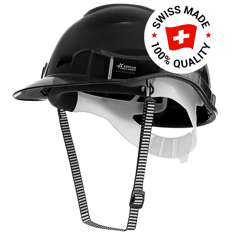 Schutzhelm ARTITOP SH100 | Polyethylen | 2-Punkt-Kinnband | Schirm | ROTO-System | belüftet | Swiss Made | ARTILUX