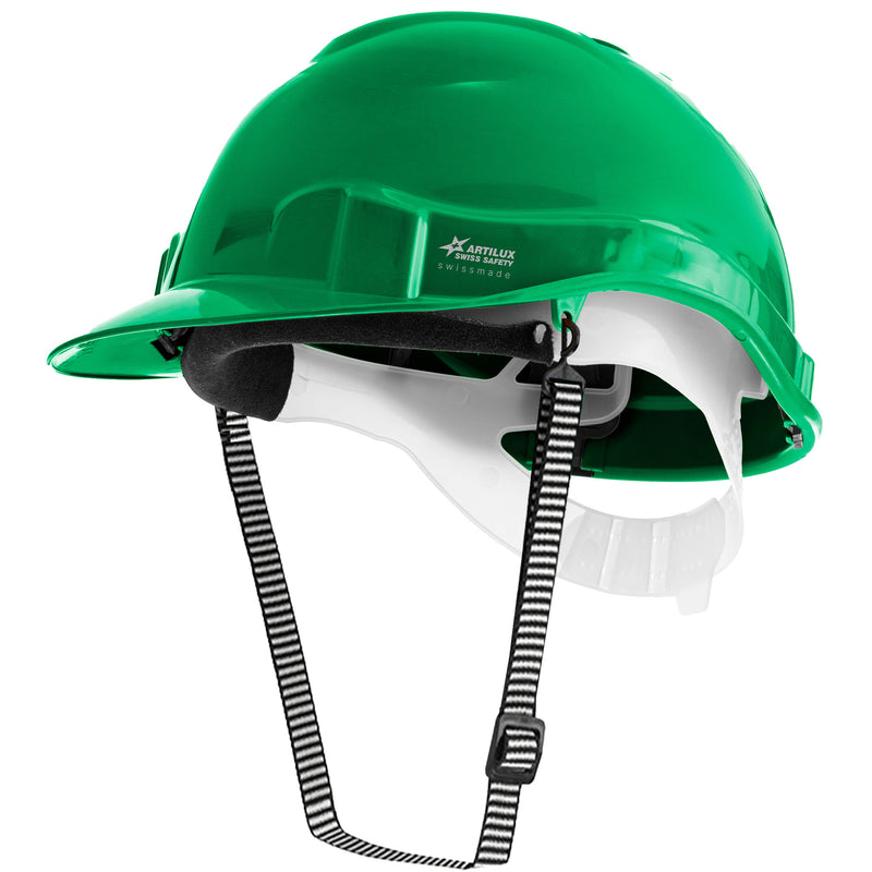 Schutzhelm ARTITOP SH100 | Polyethylen | 2-Punkt-Kinnband | Schirm | ROTO-System | belüftet | Swiss Made | ARTILUX