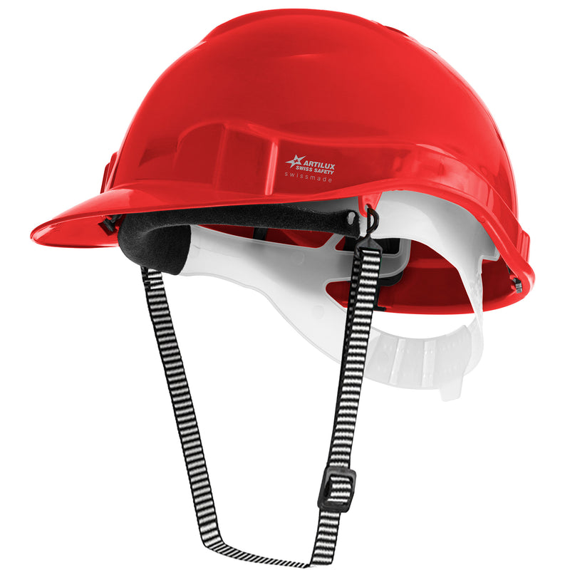 Schutzhelm ARTITOP SH100 | Polyethylen | 2-Punkt-Kinnband | Schirm | ROTO-System | belüftet | Swiss Made | ARTILUX