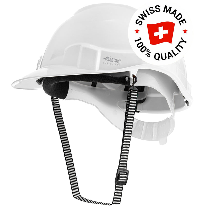 Schutzhelm ARTITOP SH100 | Polyethylen | 2-Punkt-Kinnband | Schirm | ROTO-System | belüftet | Swiss Made | ARTILUX