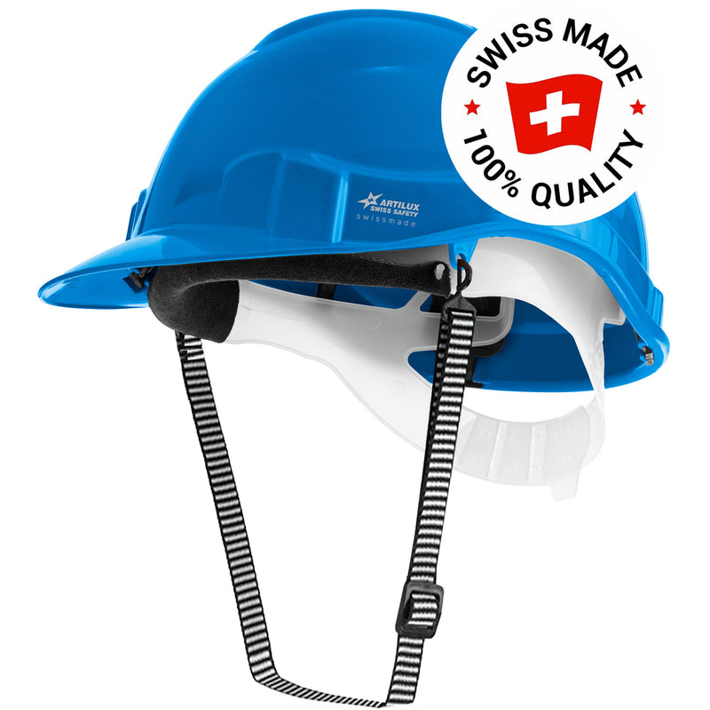 Schutzhelm ARTITOP SH100 | Polyethylen | 2-Punkt-Kinnband | Schirm | ROTO-System | belüftet | Swiss Made | ARTILUX