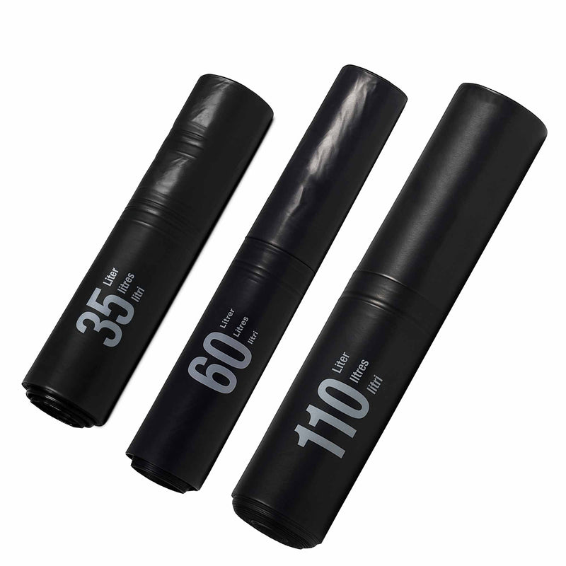 Kehrichtsäcke ECO | mit Verschlussband | Recycling LDPE