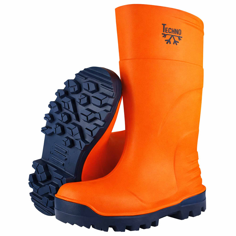 PU-Kälte-Sicherheitsstiefel S5 | Kunststoffkappe | bis -50°C | komplett metallfrei | TECHNO Thermo