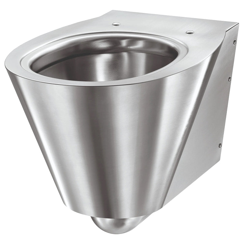 Toilette Wandmontage | Edelstahl | vandalismussicher | Monoblock | Mediclinics SN0128CS