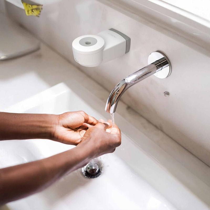 Lesseau Seifenspender | für feste Seife | Abrieb-Dosiersystem | "Parmesan-Spender" | ABS Kunststoff